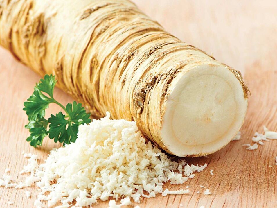 Horseradish root for knee arthritis