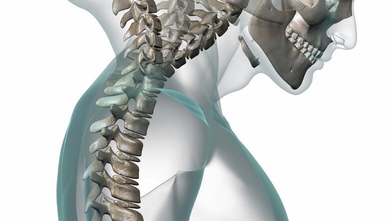 cervical spine and osteochondrosis