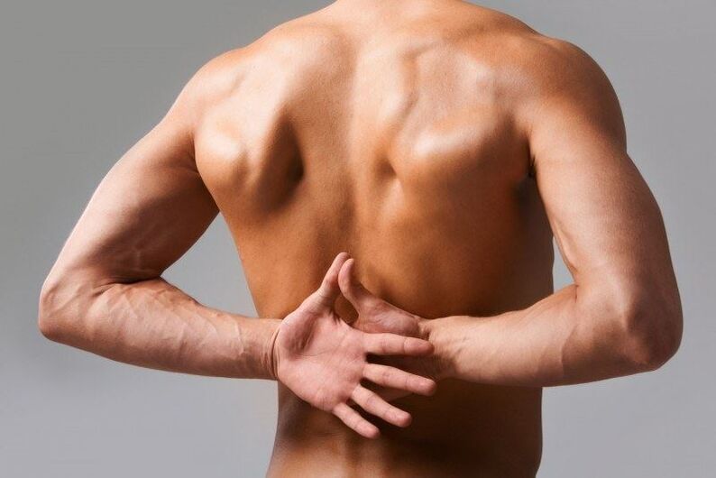 back pain in thoracic osteochondrosis